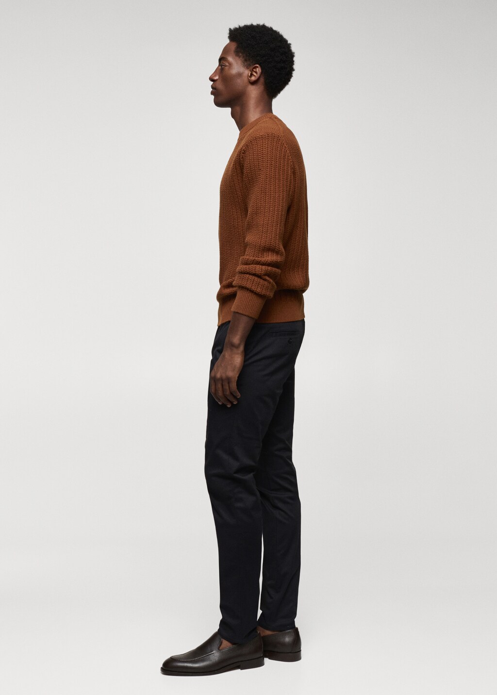 Skinny cotton chino trousers - Details of the article 2