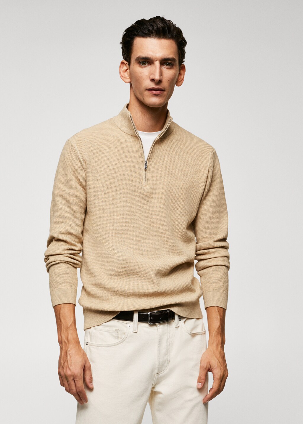 Perkins sweater with cowl neck - Medium plane