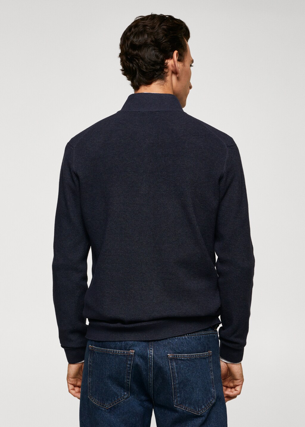 Perkins sweater with cowl neck - Reverse of the article