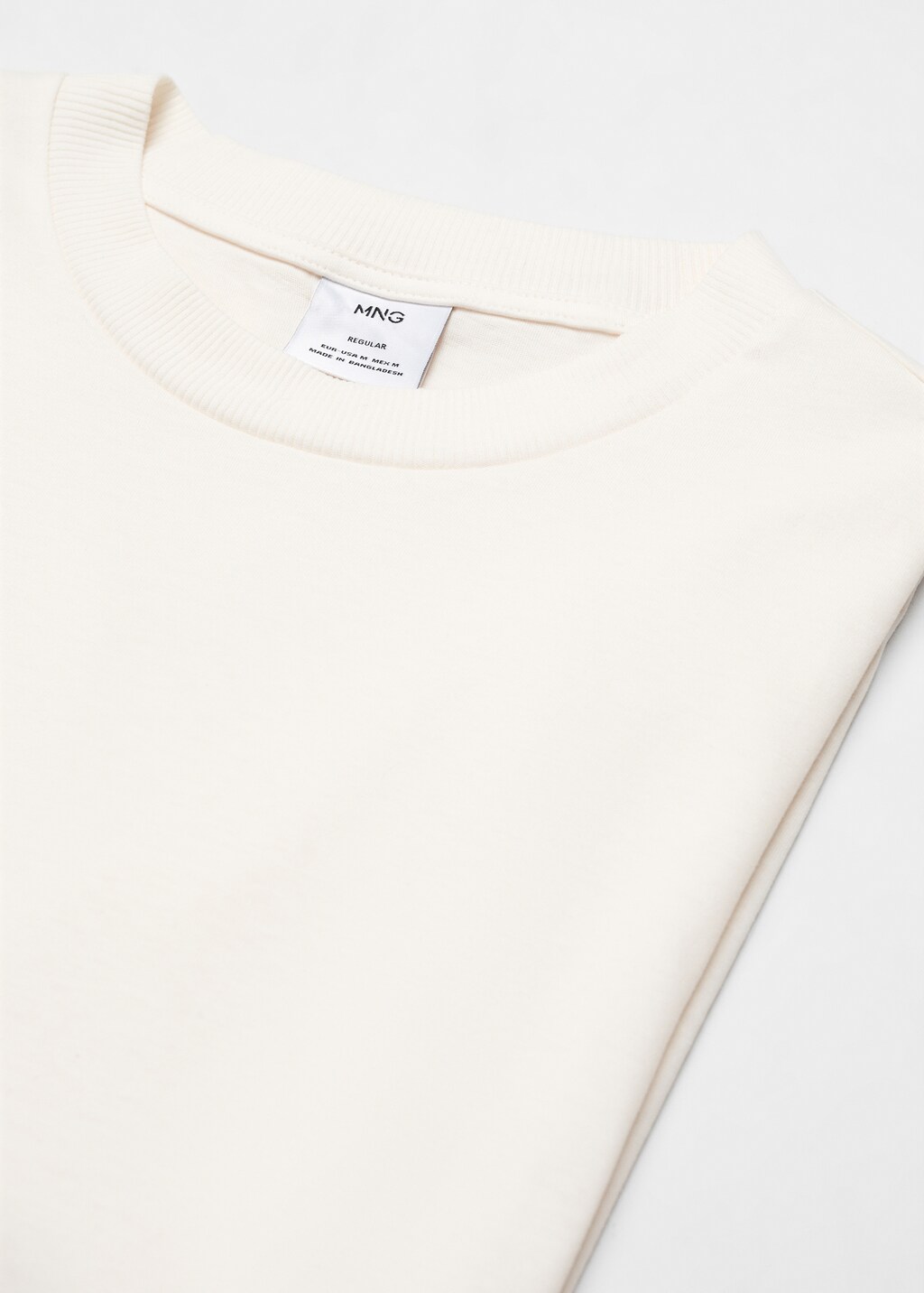 Basic 100% cotton t-shirt - Details of the article 8