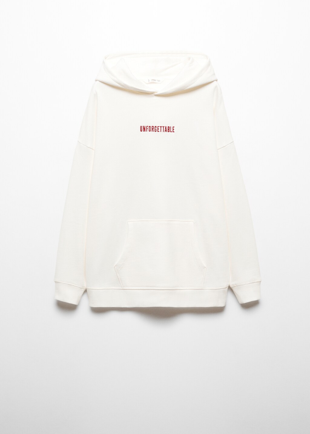 Printed message sweatshirt - Article without model