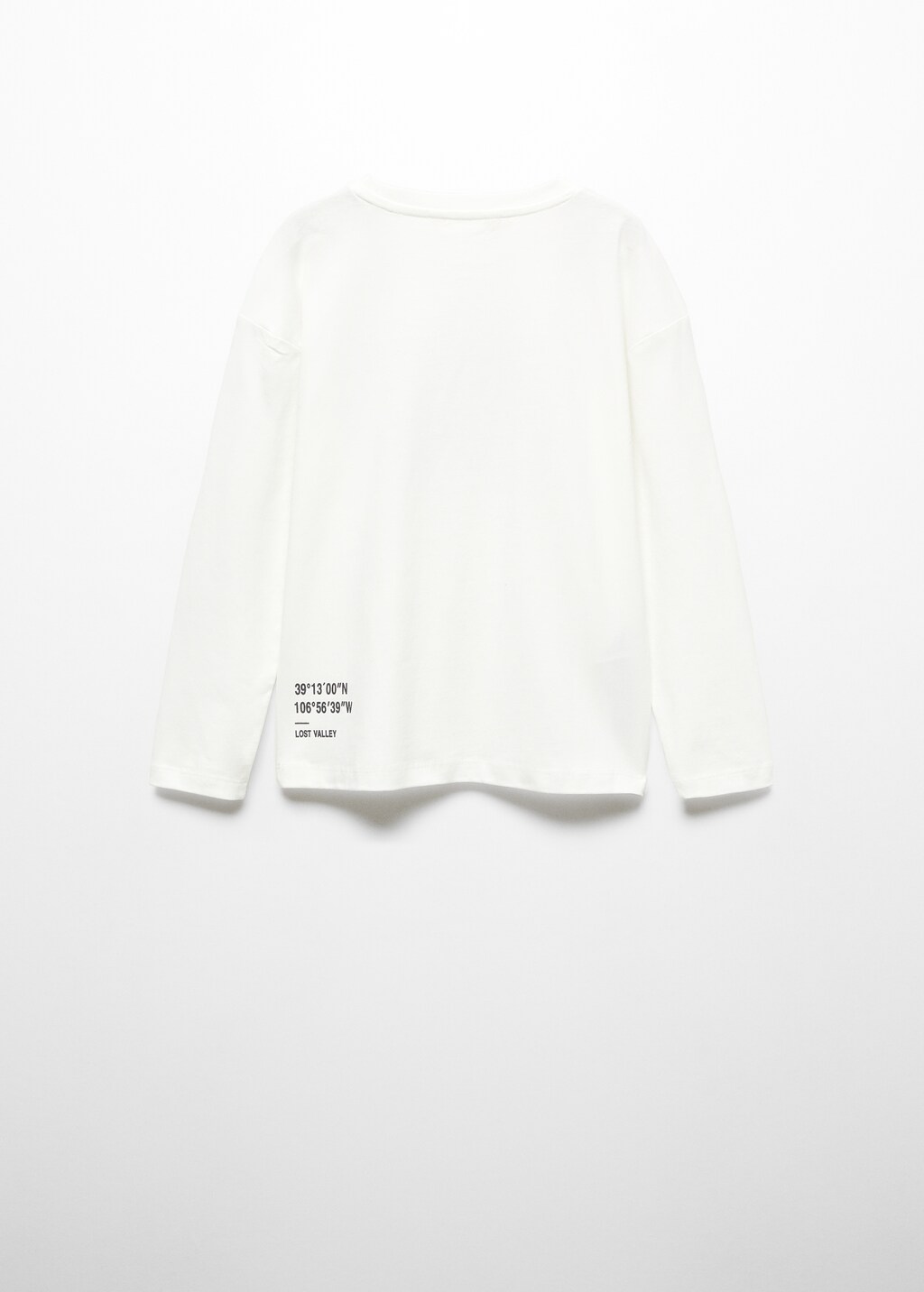 Printed cotton-blend T-shirt - Reverse of the article