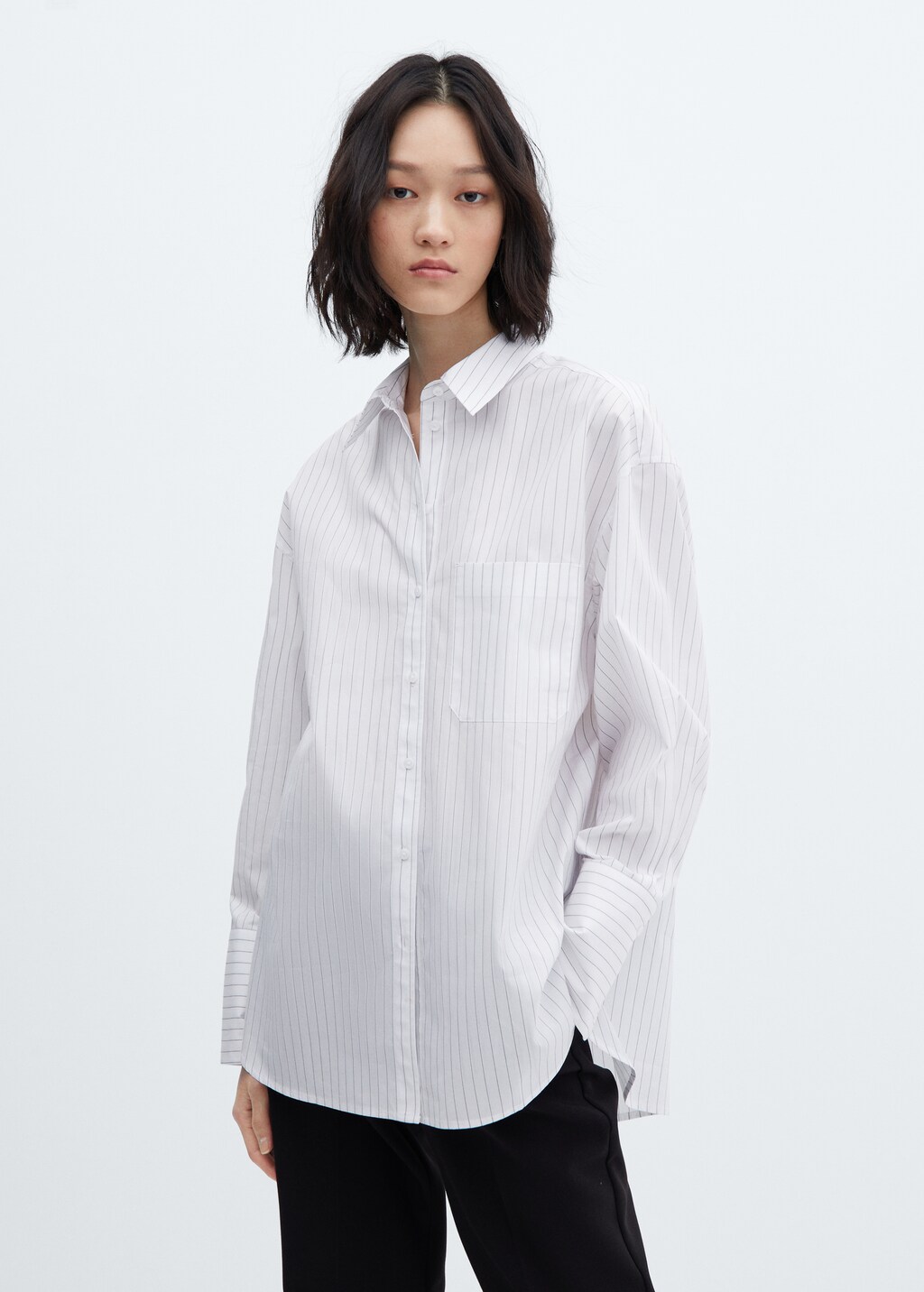 100% cotton striped shirt - Medium plane