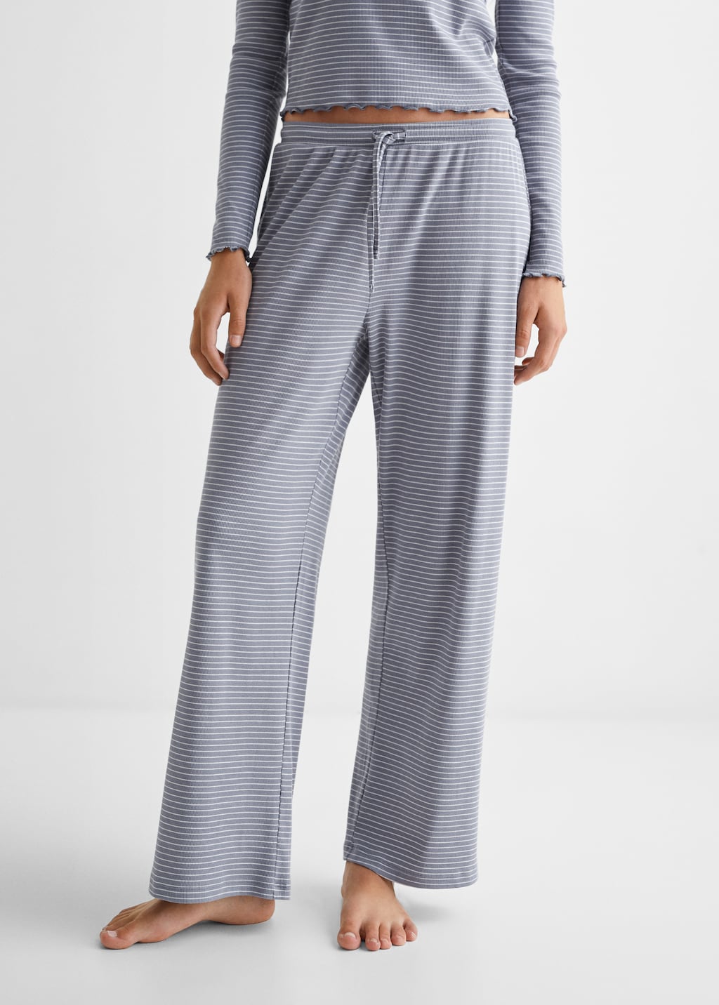 Striped long pyjamas - Details of the article 6