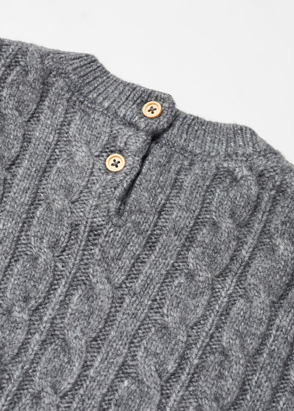 Knitted braided sweater - Details of the article 0