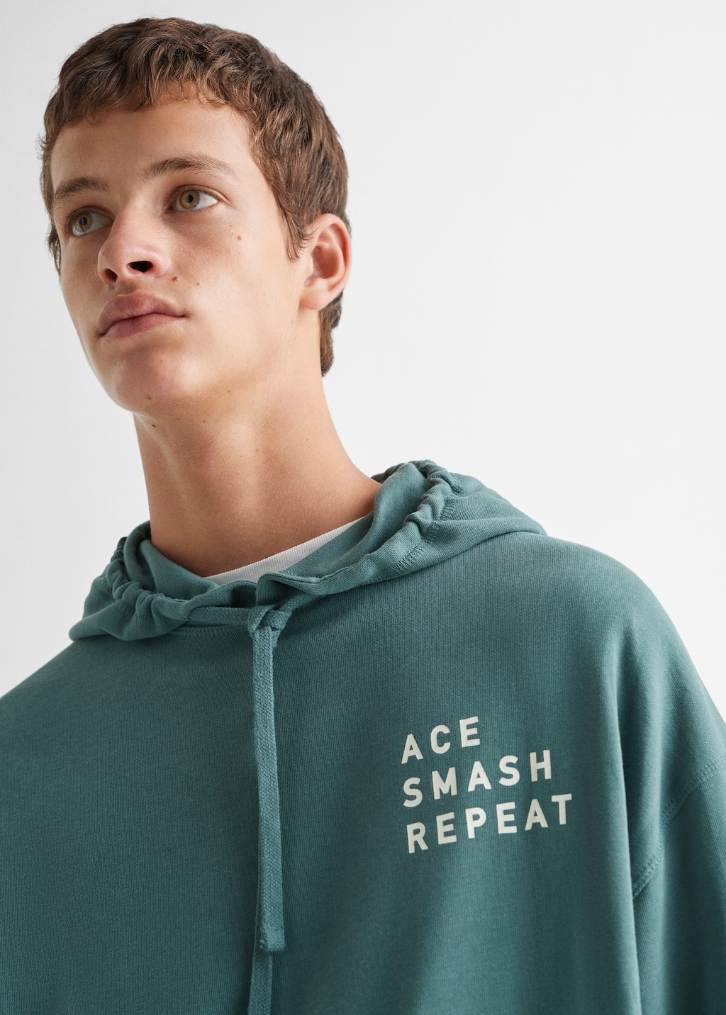 Printed message sweatshirt - Details of the article 1