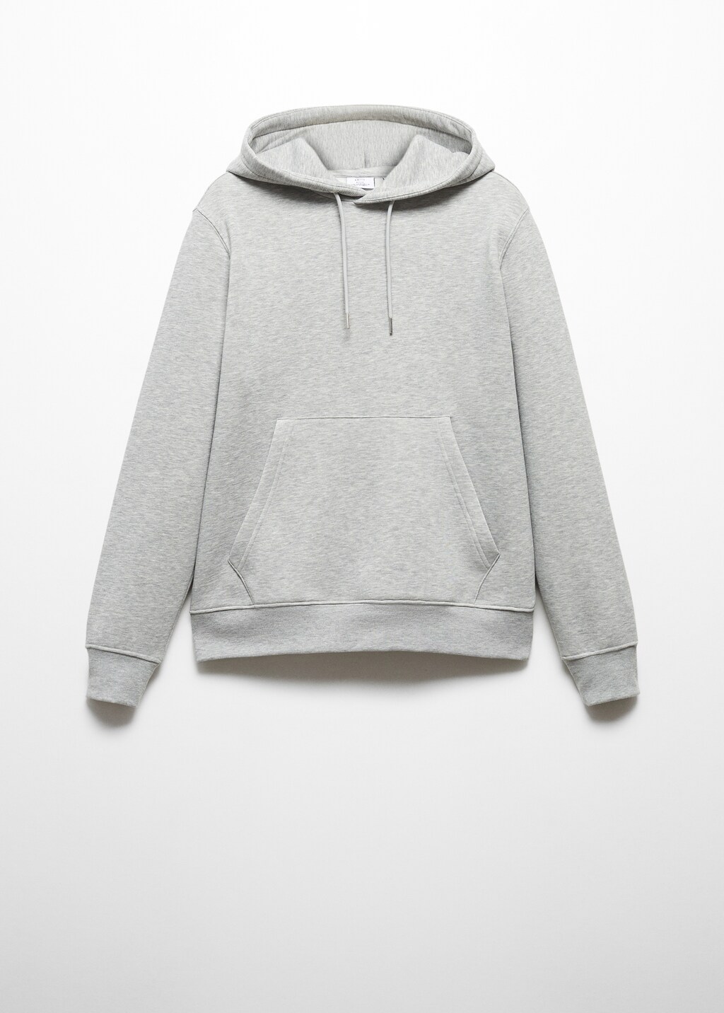 Cotton kangaroo-hooded sweatshirt - Article without model