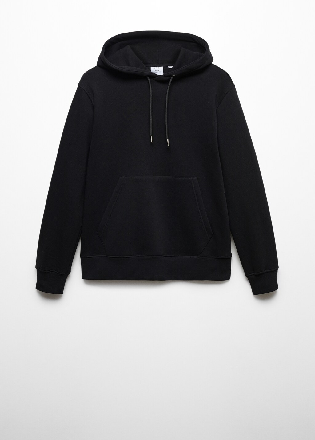 Cotton kangaroo-hooded sweatshirt - Article without model