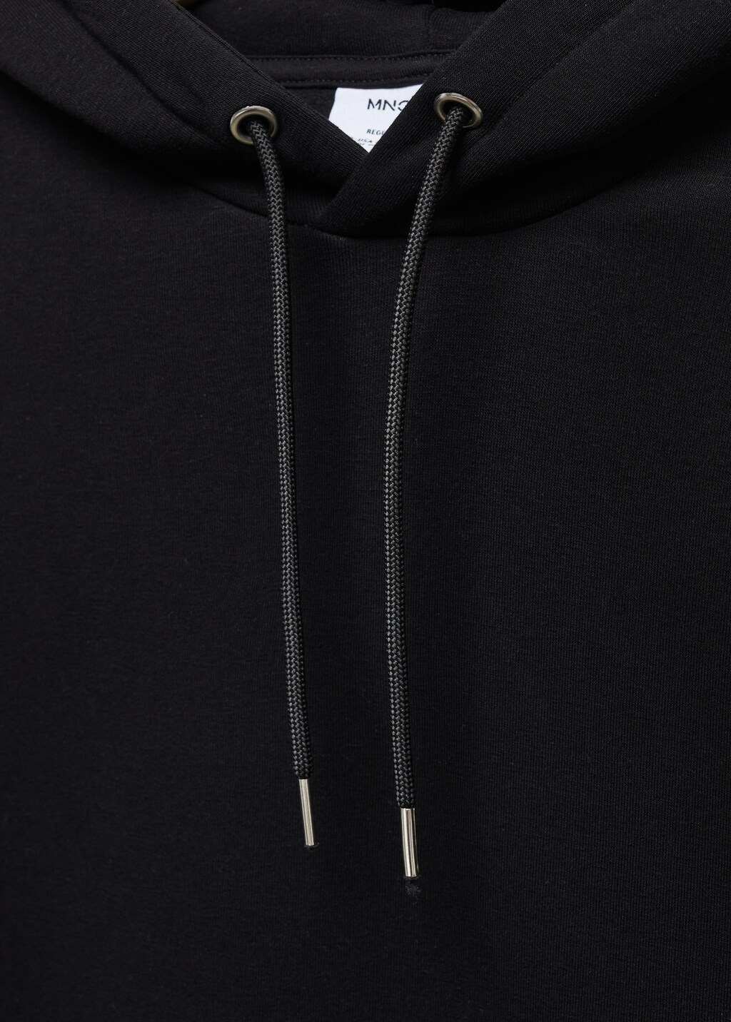 Baumwoll-Kapuzensweatshirt mit Känguru-Tasche - Detail des Artikels 8