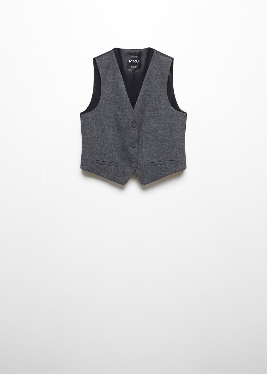 Structured suit vest - Article without model