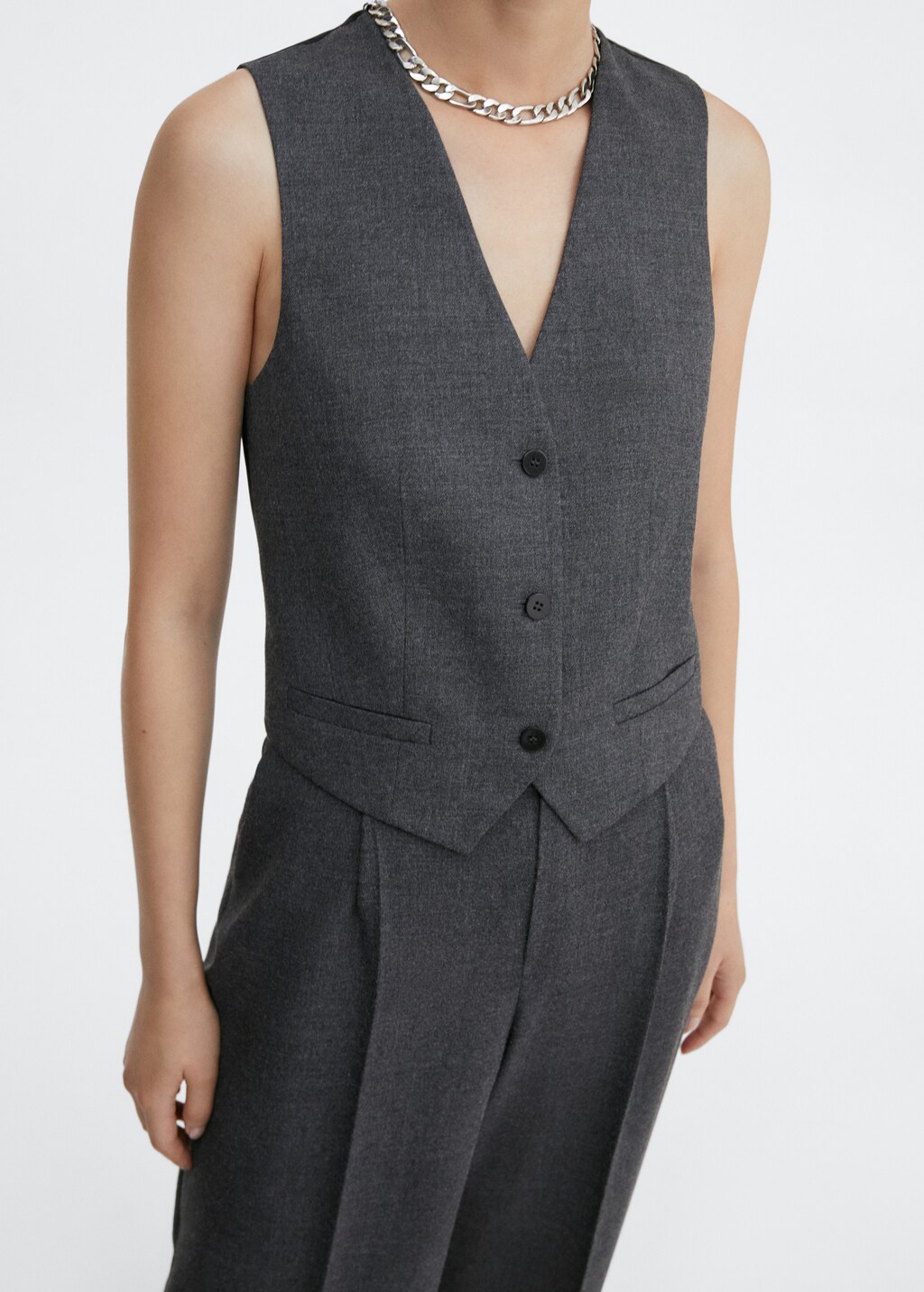 Structured suit vest - Details of the article 6