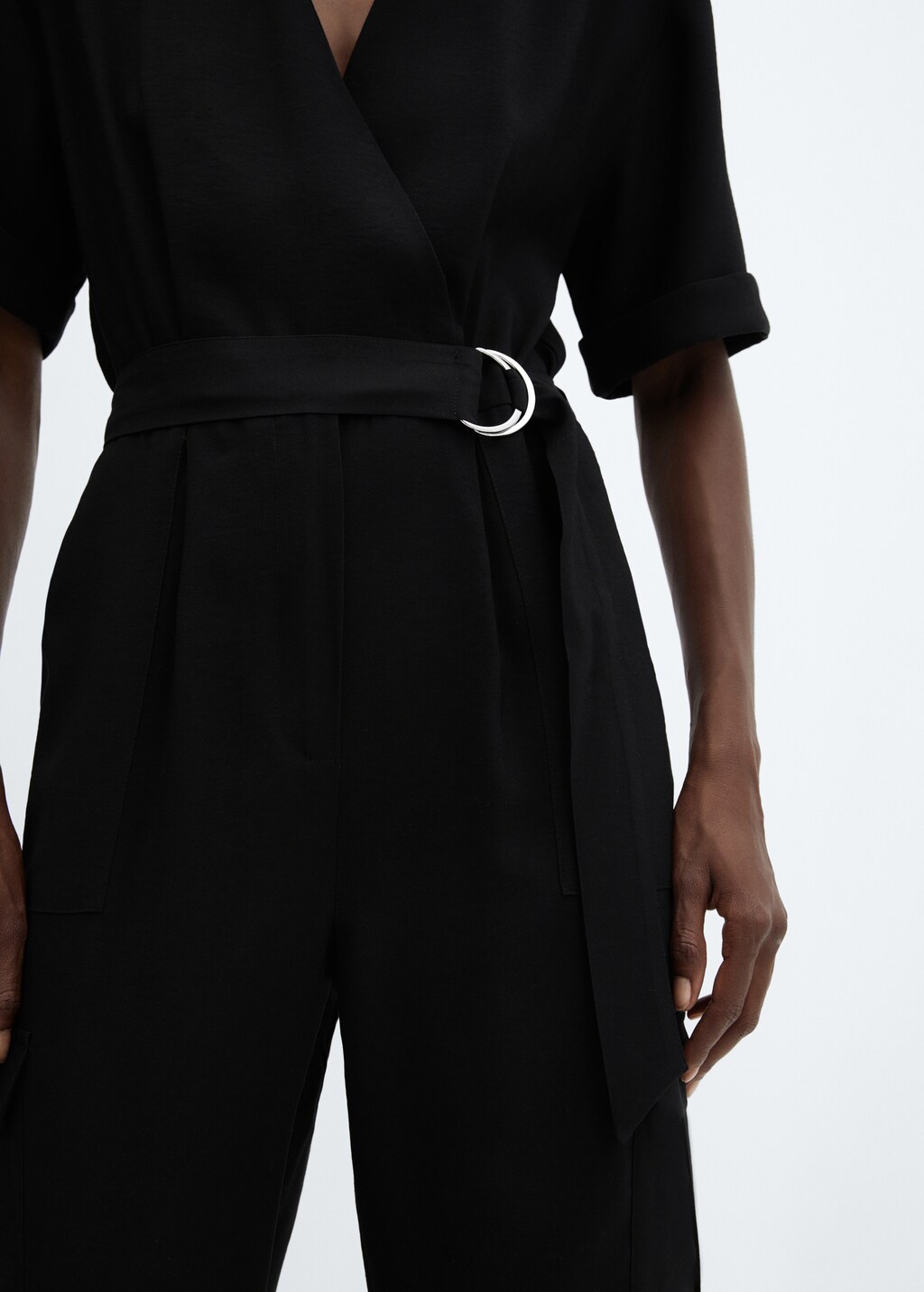 Cargo jumpsuit with pockets - Details of the article 6