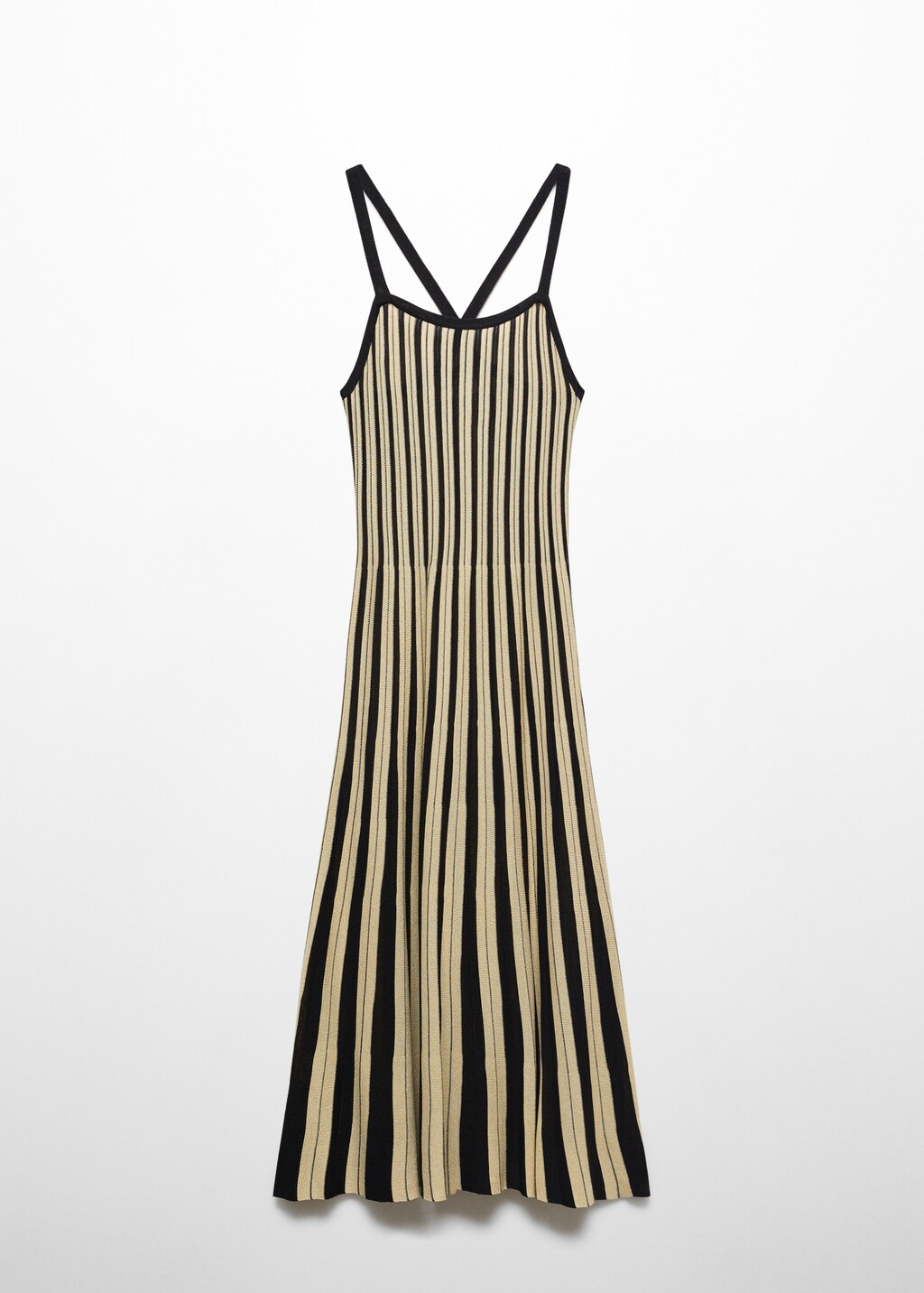 Striped jersey dress Women MANGO OUTLET Finland