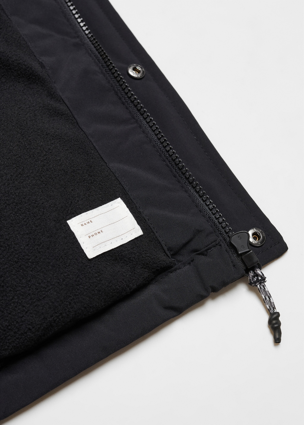 Quilted water-repellent coat - Details of the article 8