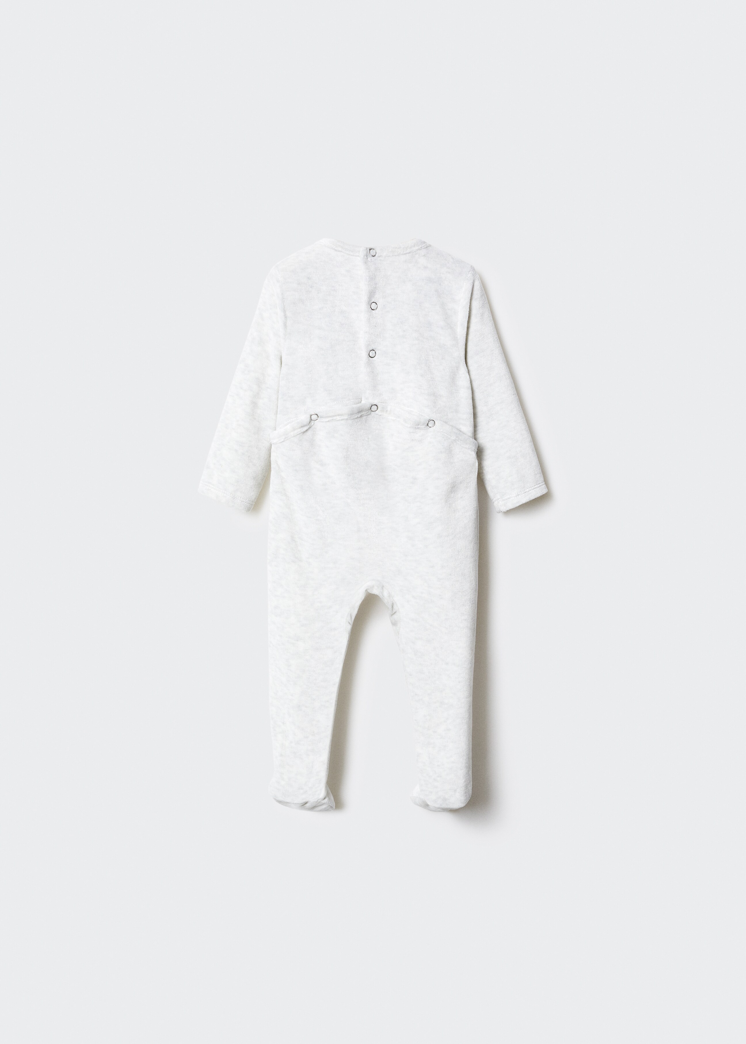 Pijama body algodón - Reverso del artículo