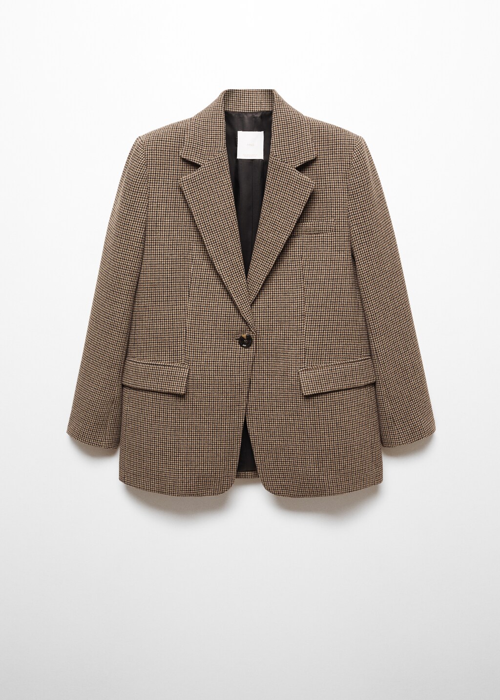 Lapels Houndstooth suit blazer - Article without model