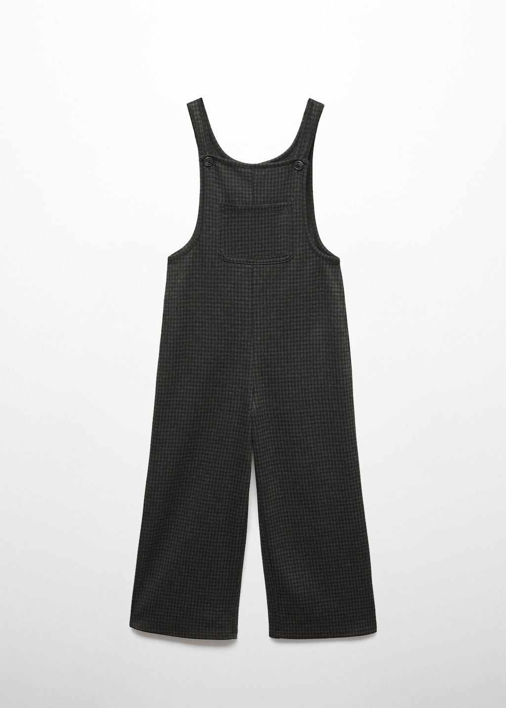 Long houndstooth dungarees - Article without model