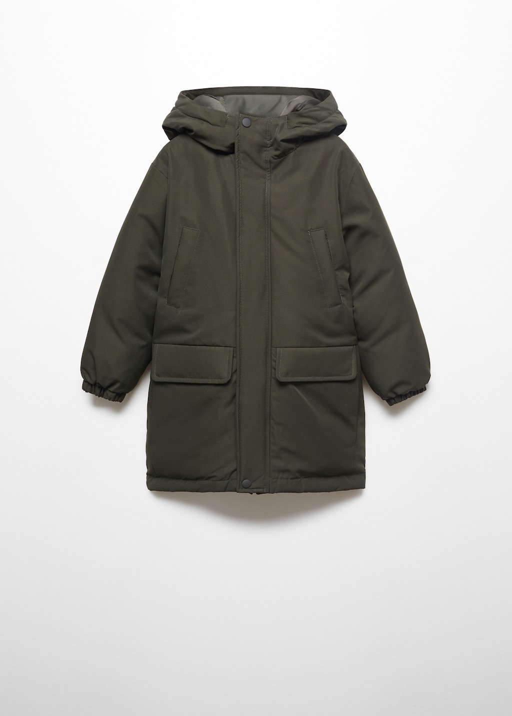 Large anorak with fur-effect hood - Details of the article 0