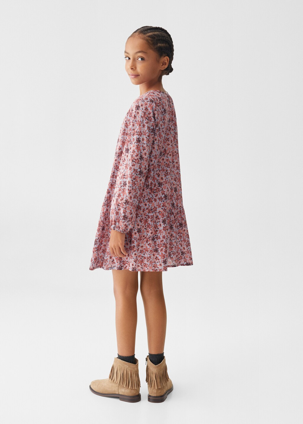 Robe coton fleurs - Verso de l’article