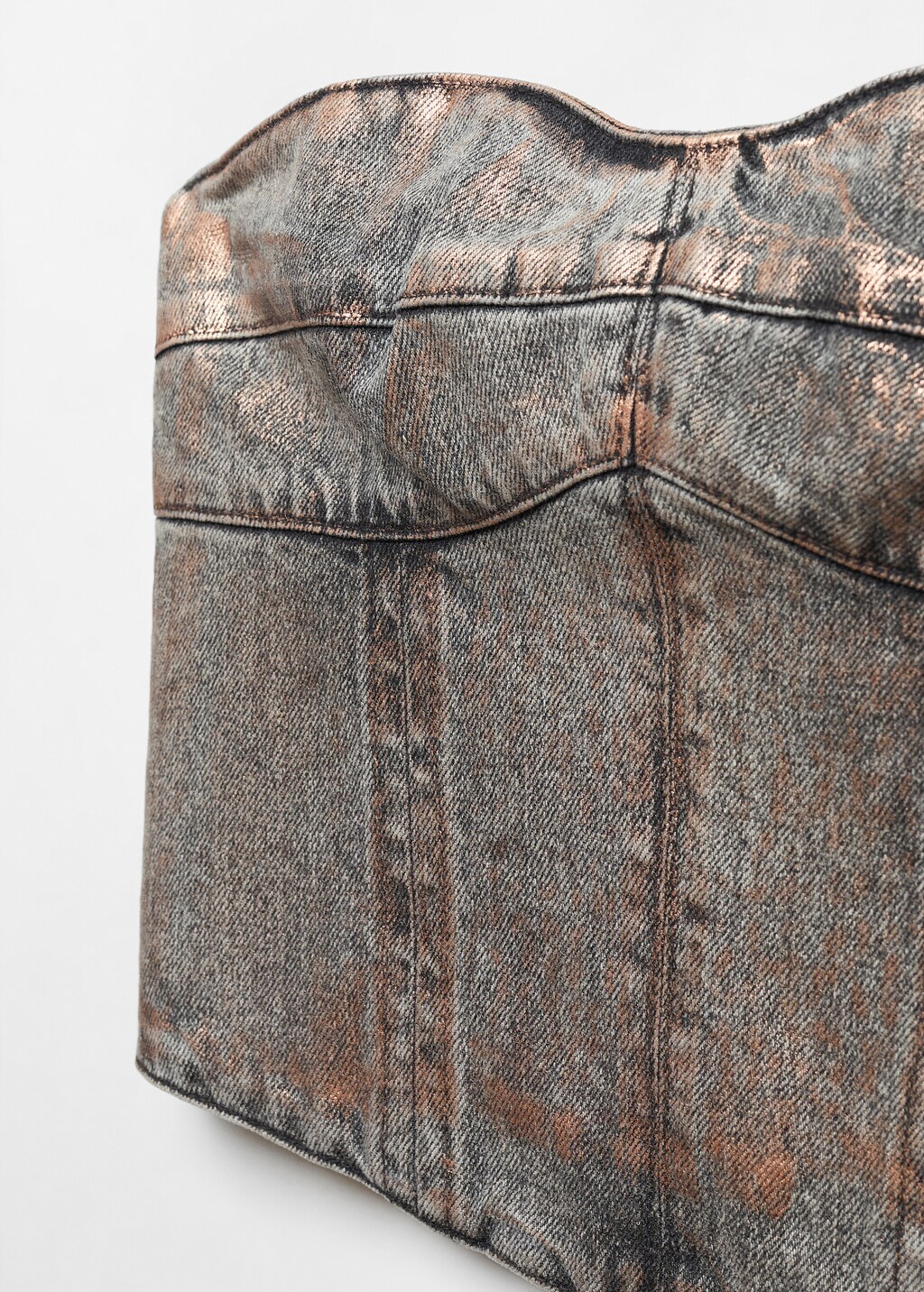 Denim foil top - Details of the article 8