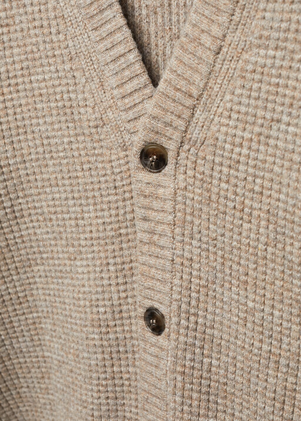 Strukturierter Cardigan aus Wollgemisch - Detail des Artikels 8