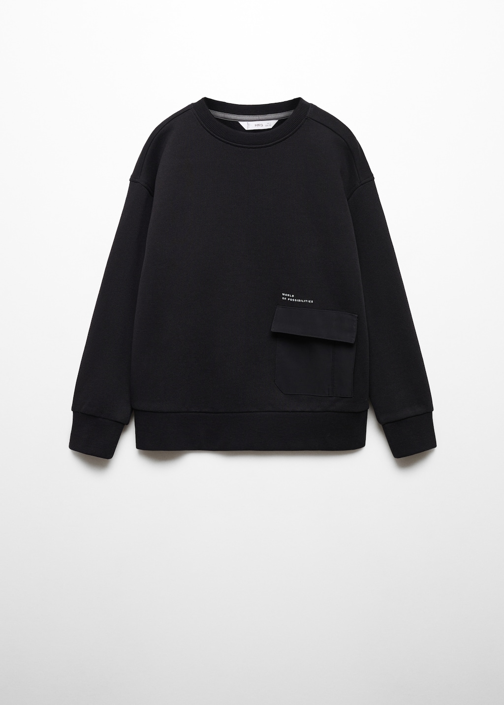 Pocket cotton sweatshirt - Article without model