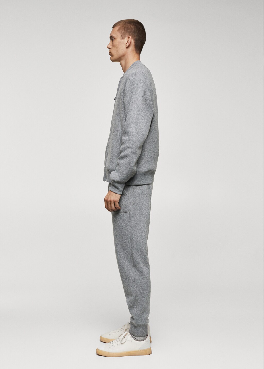 Wool-blend jogger trousers - Details of the article 2