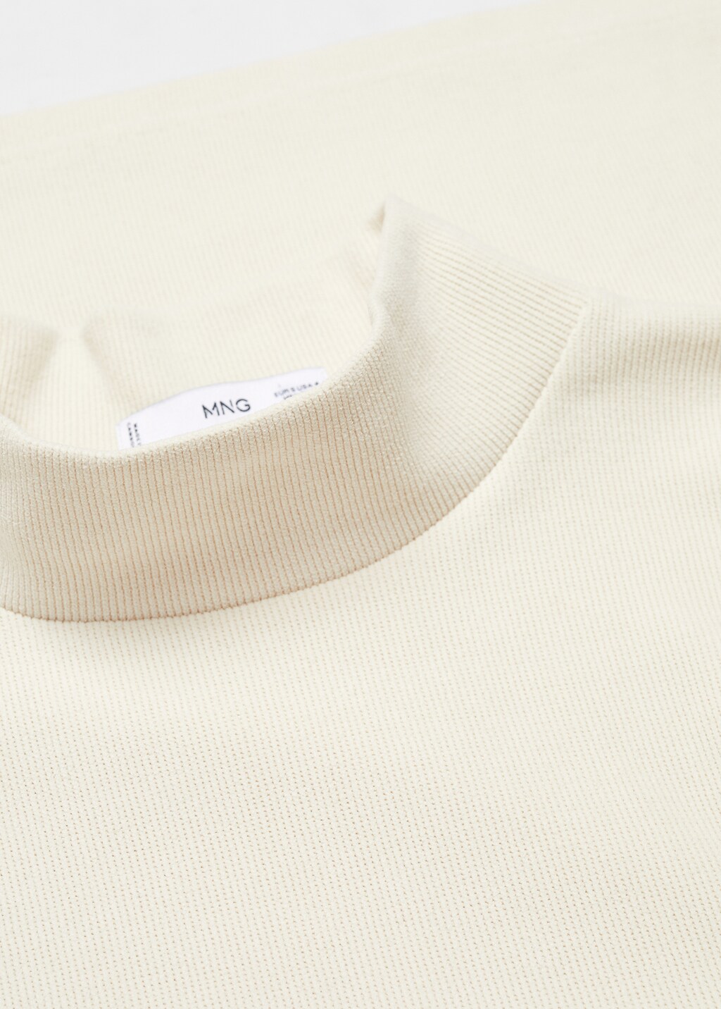 Corduroy perkins-neck sweatshirt - Details of the article 8