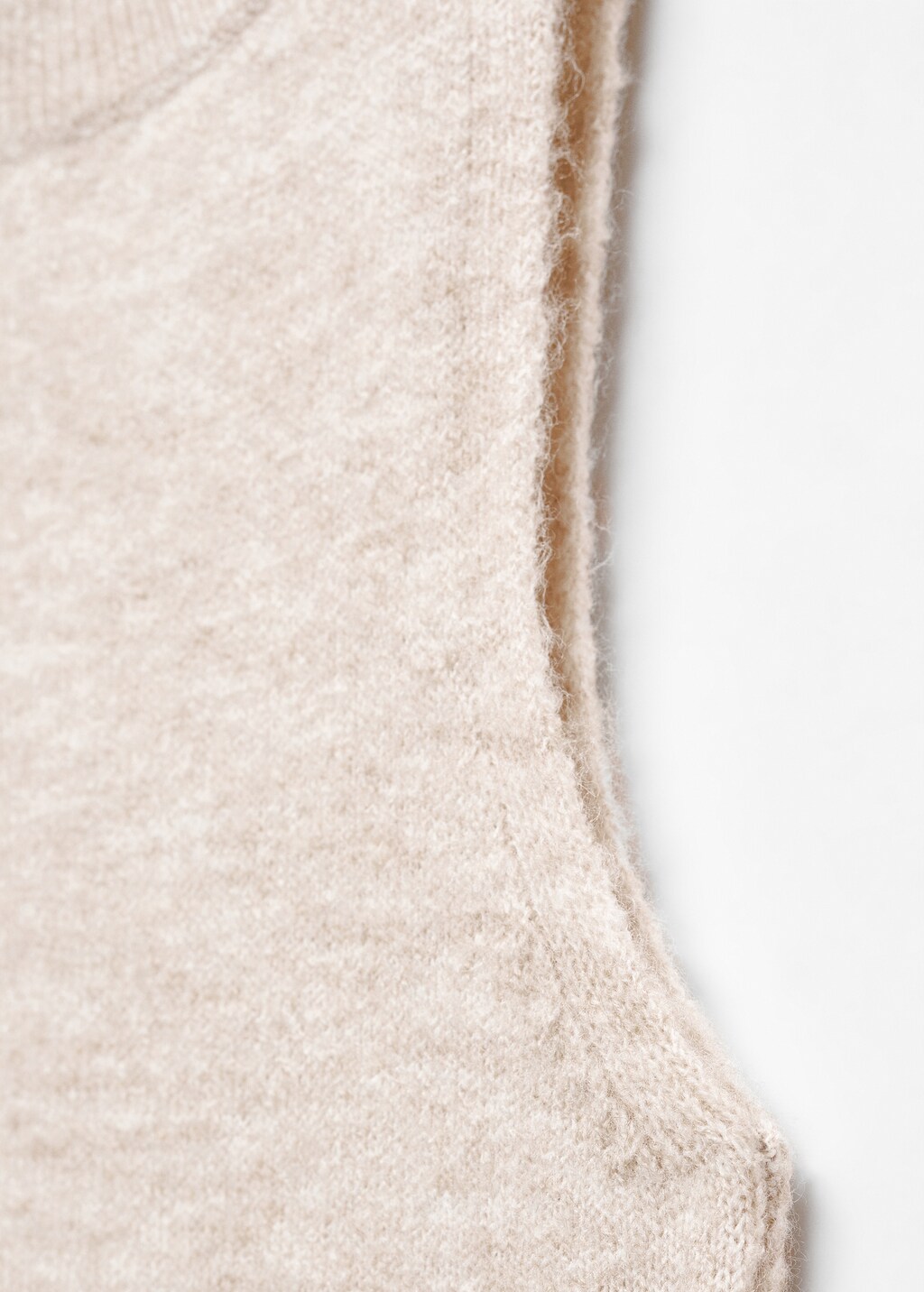 Cotton-linen knitted top - Details of the article 8