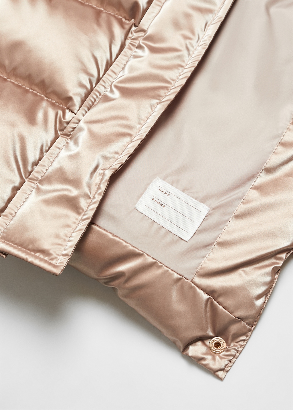 Metallic puffer jacket - Details of the article 8