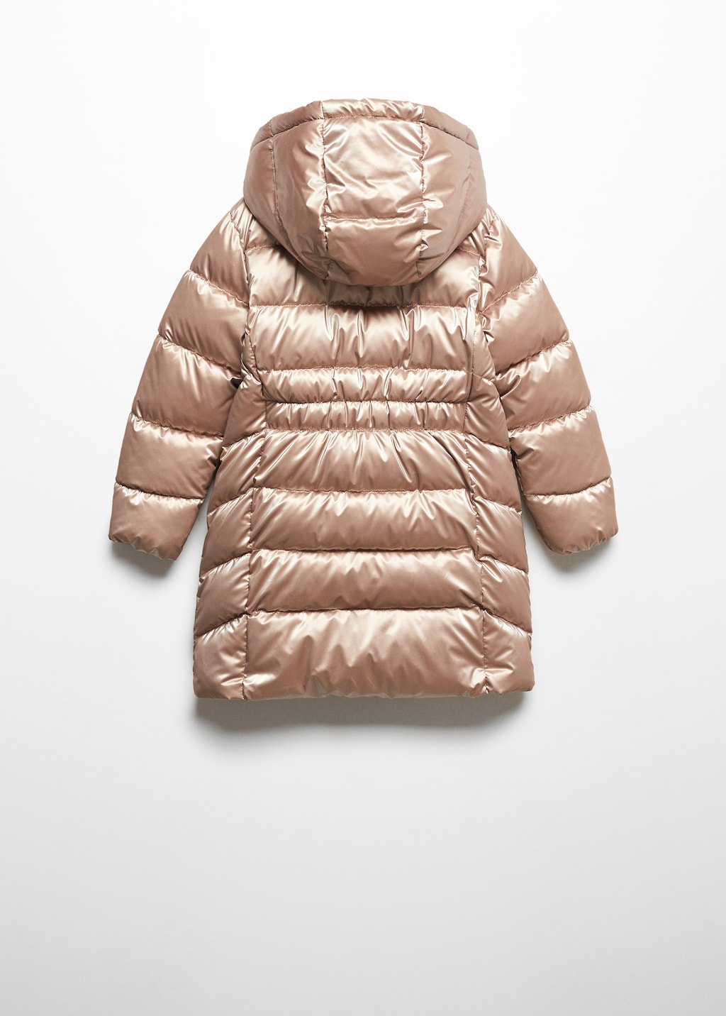 Metallic puffer jacket - Reverse of the article