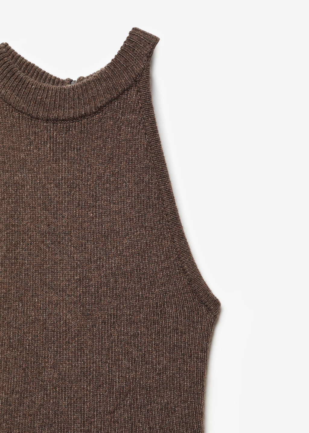 Halter-neck wool dress - Details of the article 8