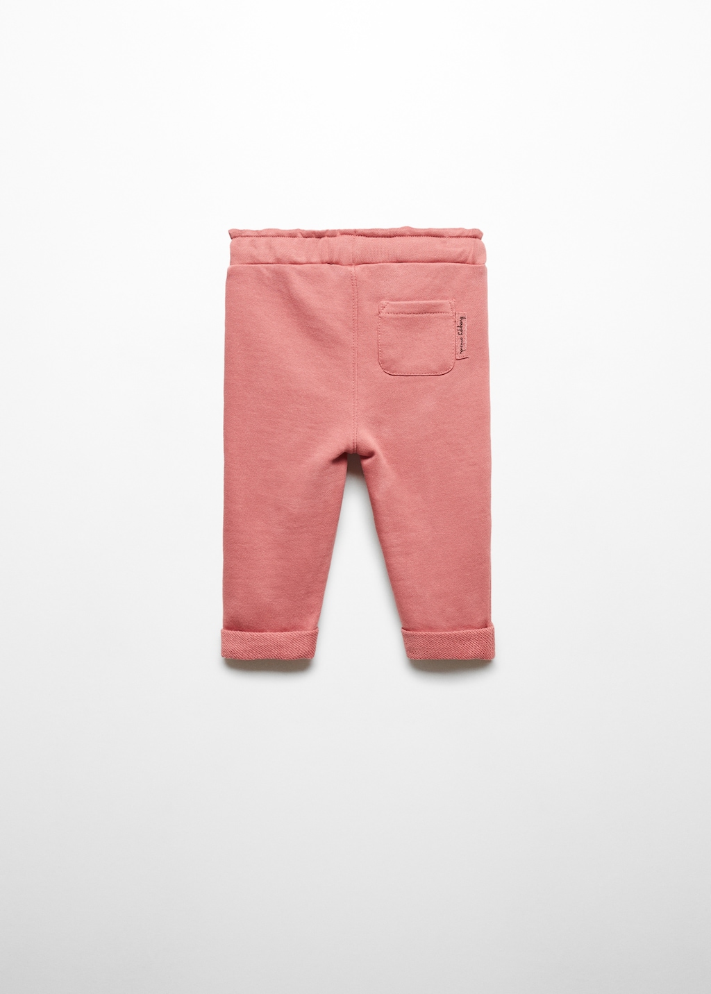 Cotton jogger-style trousers - Reverse of the article