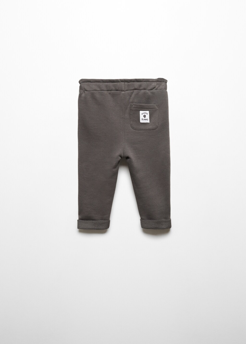 Cotton jogger-style trousers - Reverse of the article