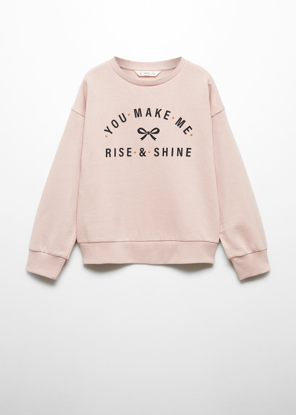 Printed message sweatshirt - Article without model