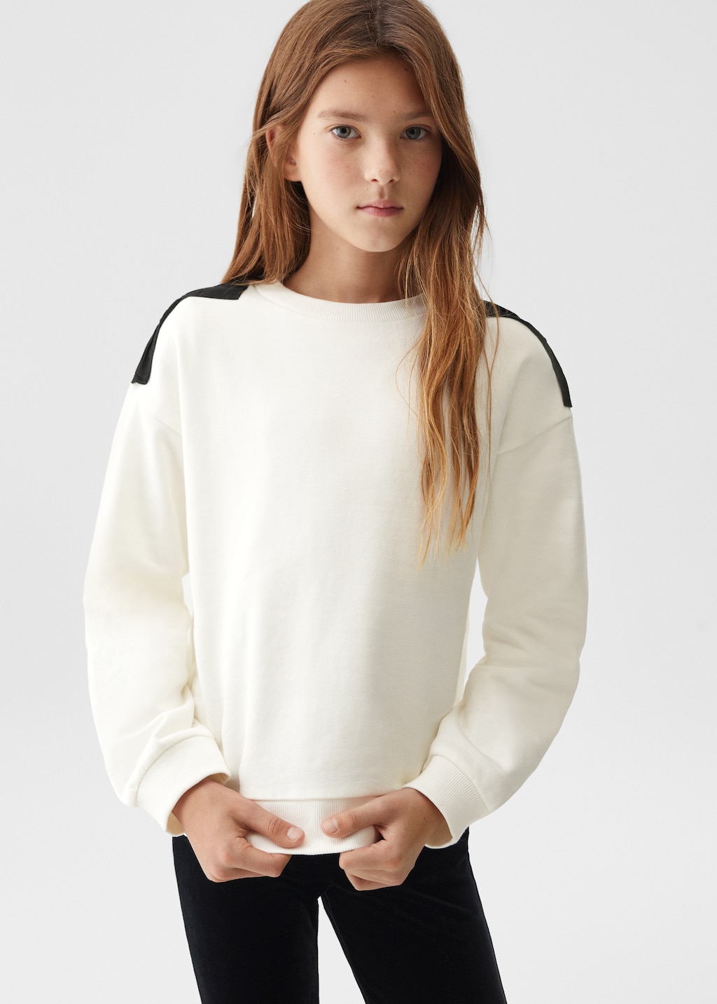 Bow cotton sweater - Medium plane