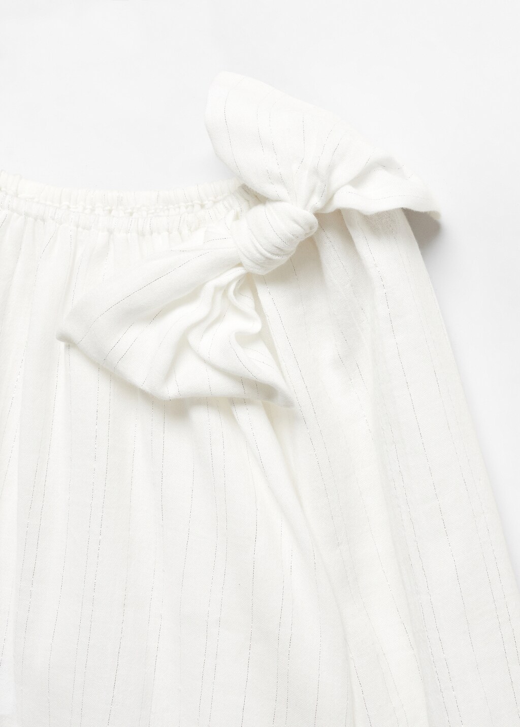 Striped bow blouse - Details of the article 8