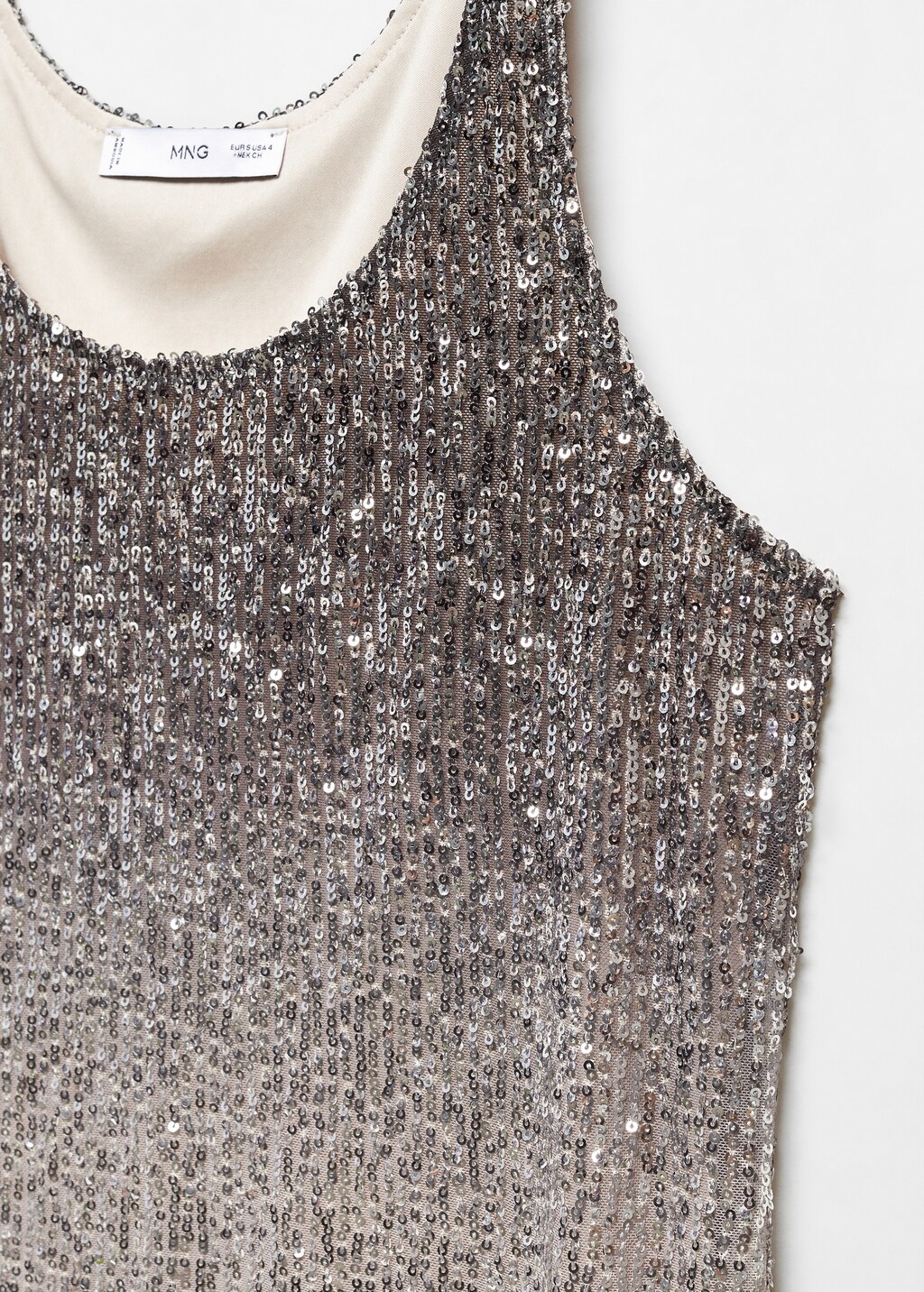 Sequined tank top - Details of the article 8