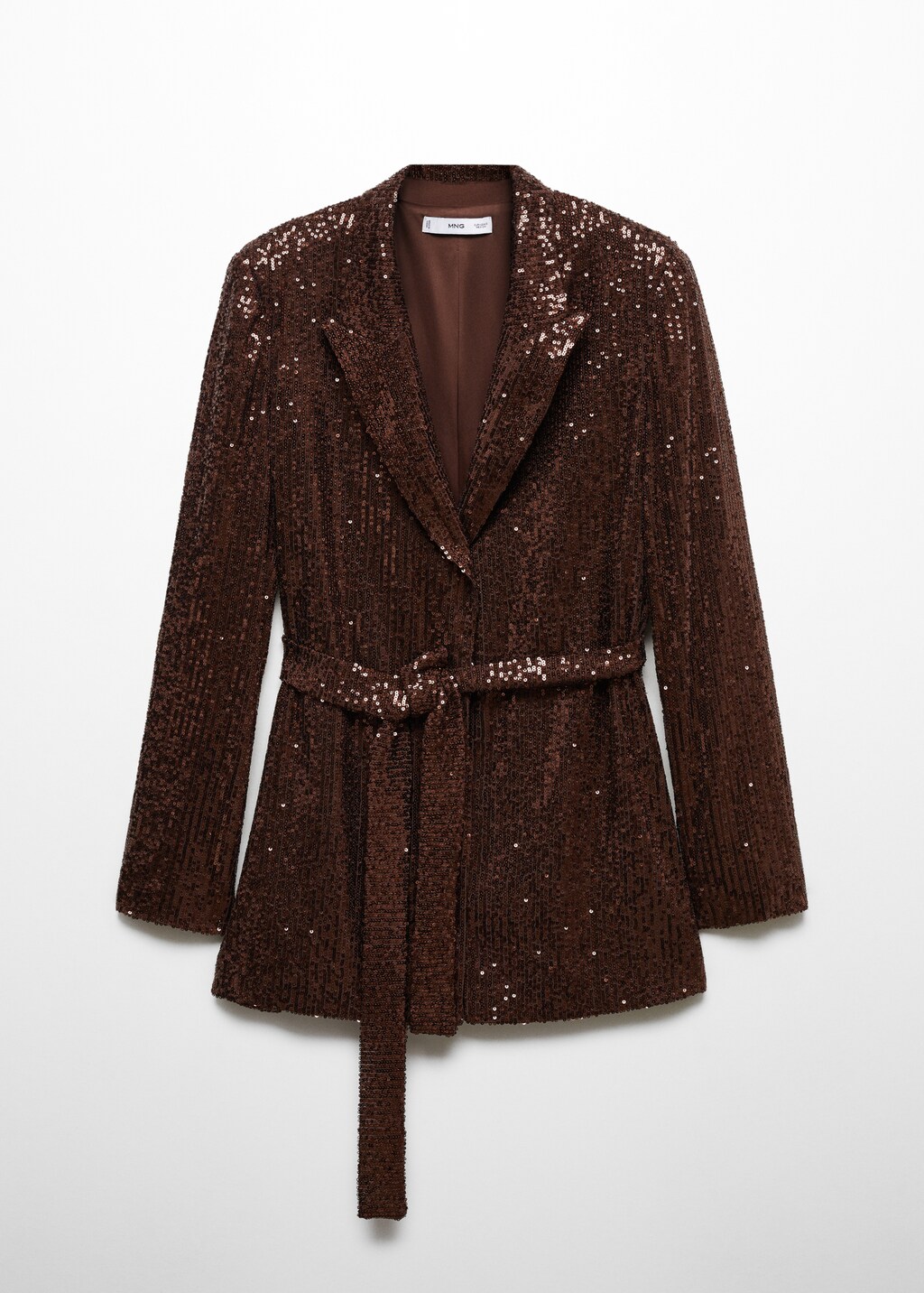 Sequin jacket with belt - Article without model