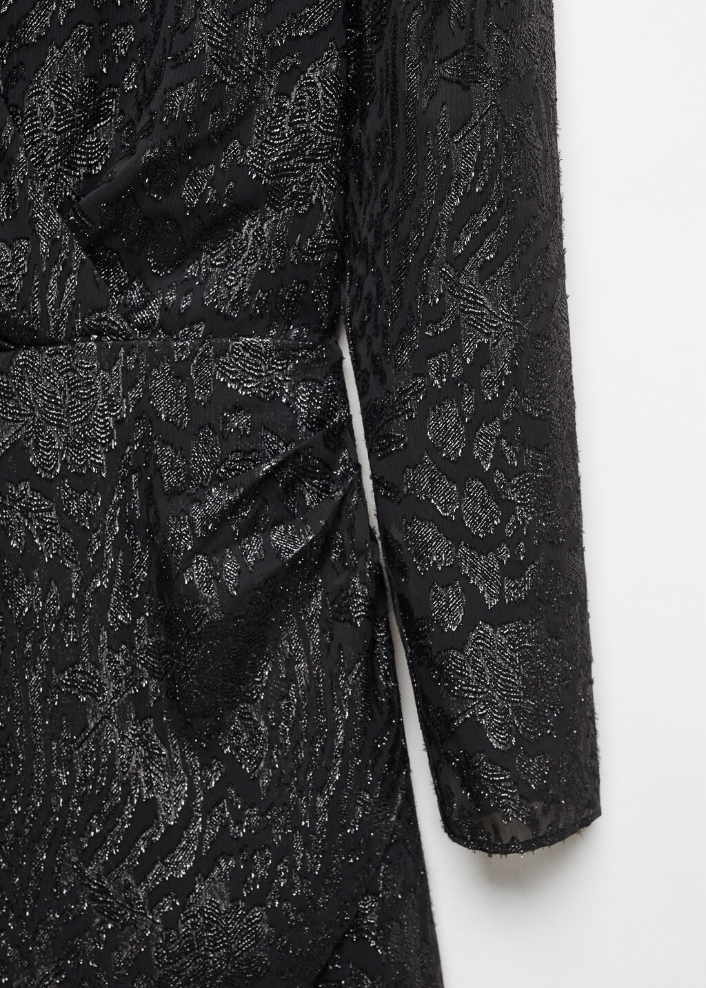 Lurex jacquard dress - Details of the article 8