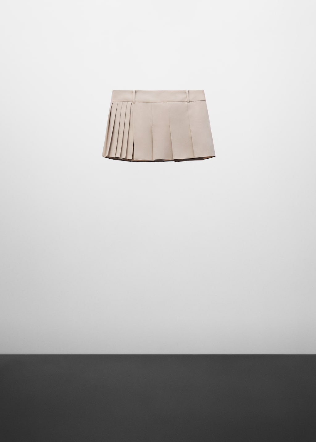 Check wool mini-skirt - Article without model