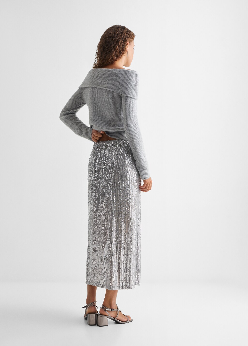 Sequin skirt - Reverse of the article