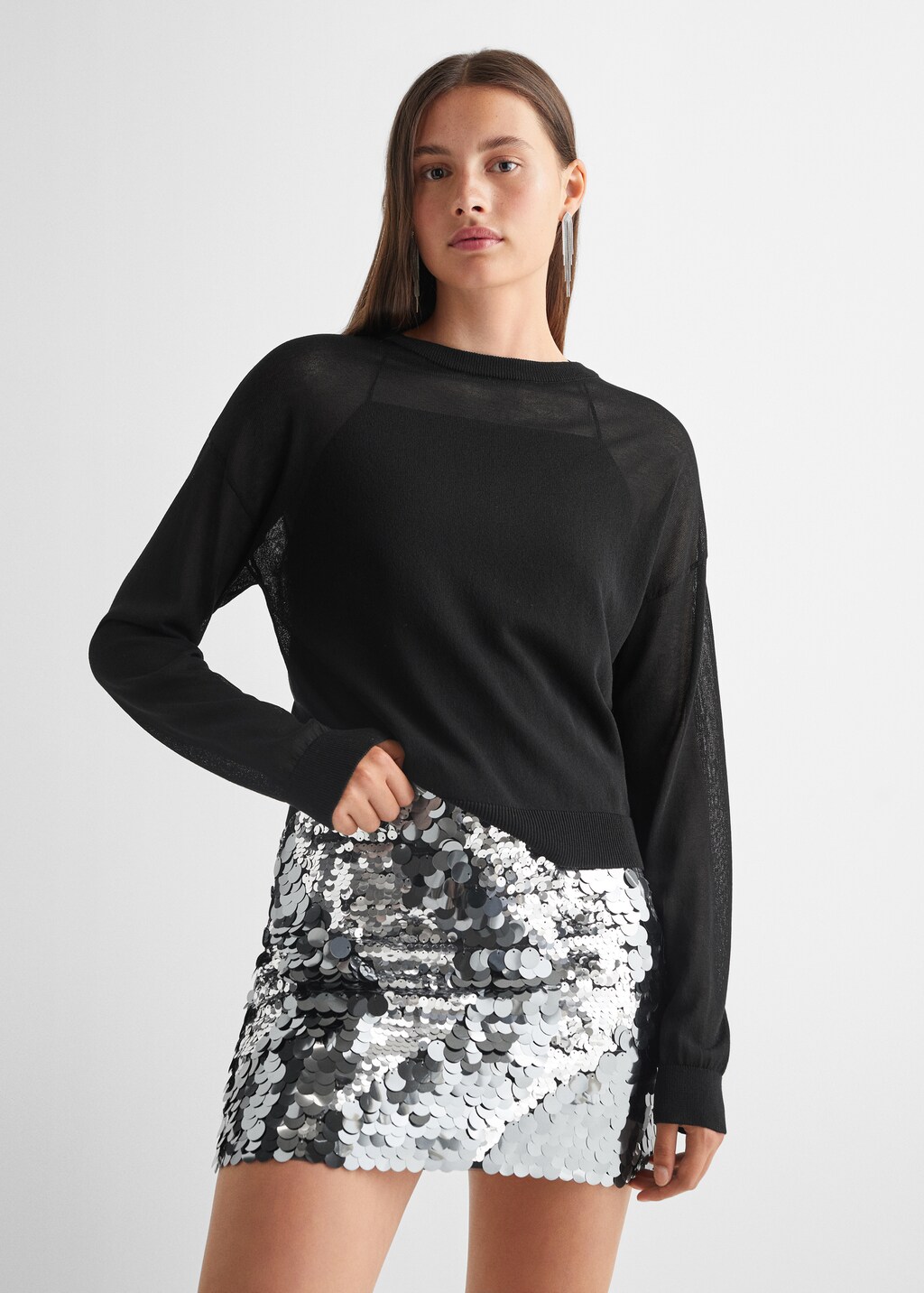 Sequin skirt - Medium plane