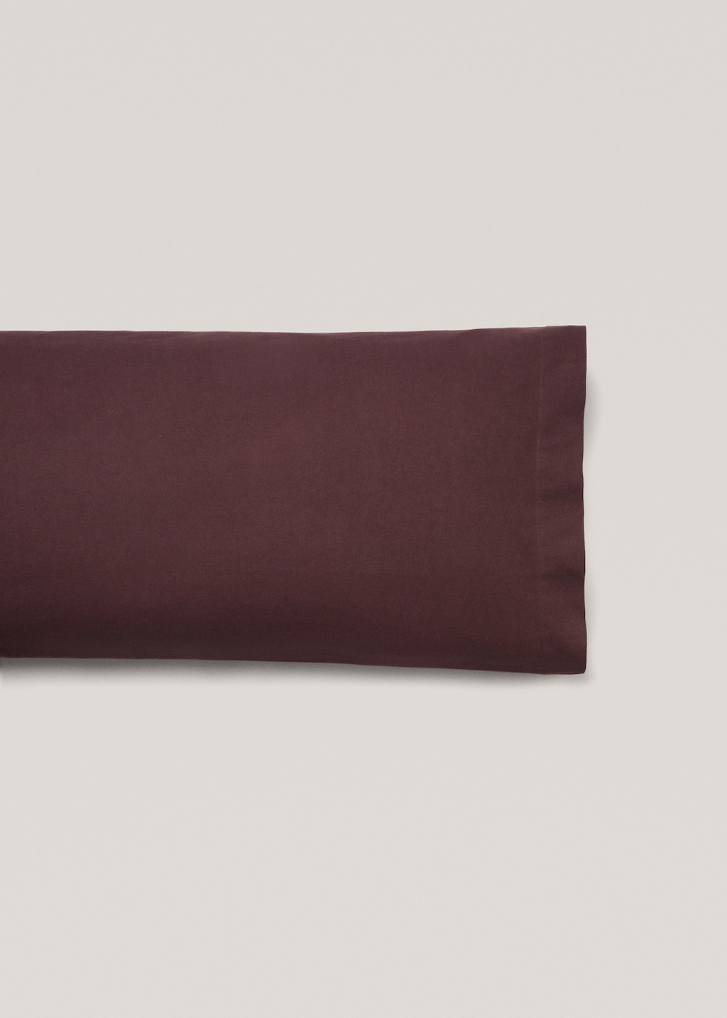 Plain flannel pillow case 45x110cm - Article without model