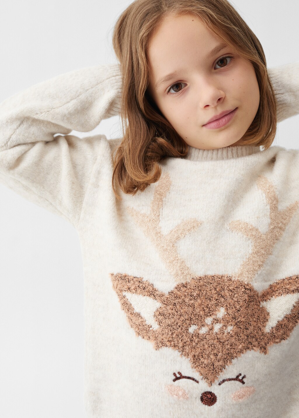 Printed knit sweater - Details of the article 1