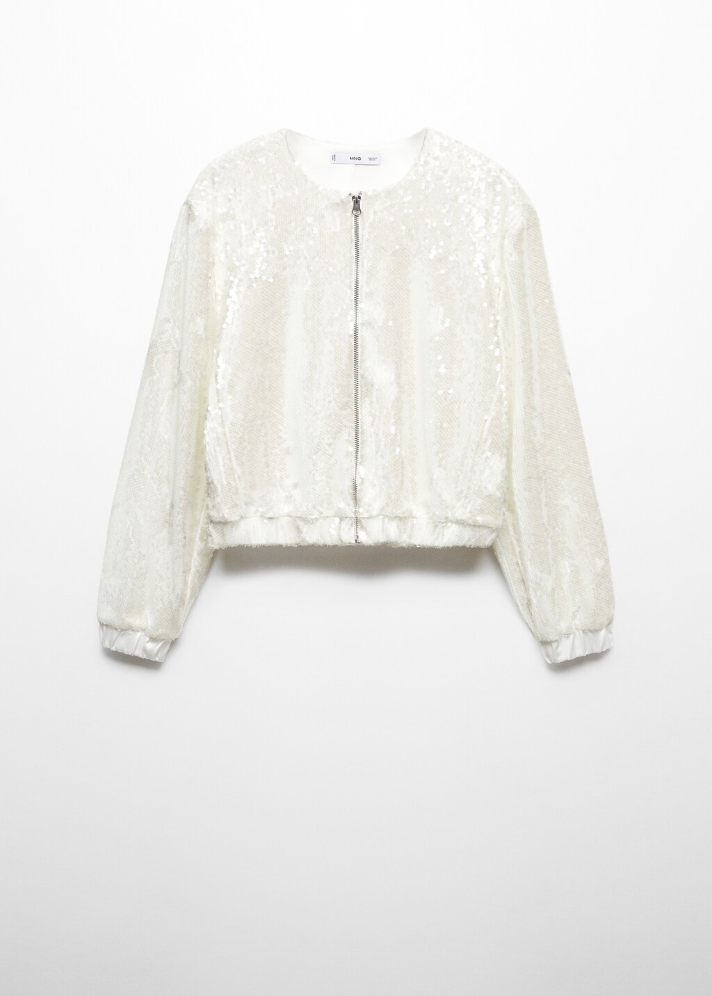 Sequined bomber jacket - Woman | MANGO OUTLET USA