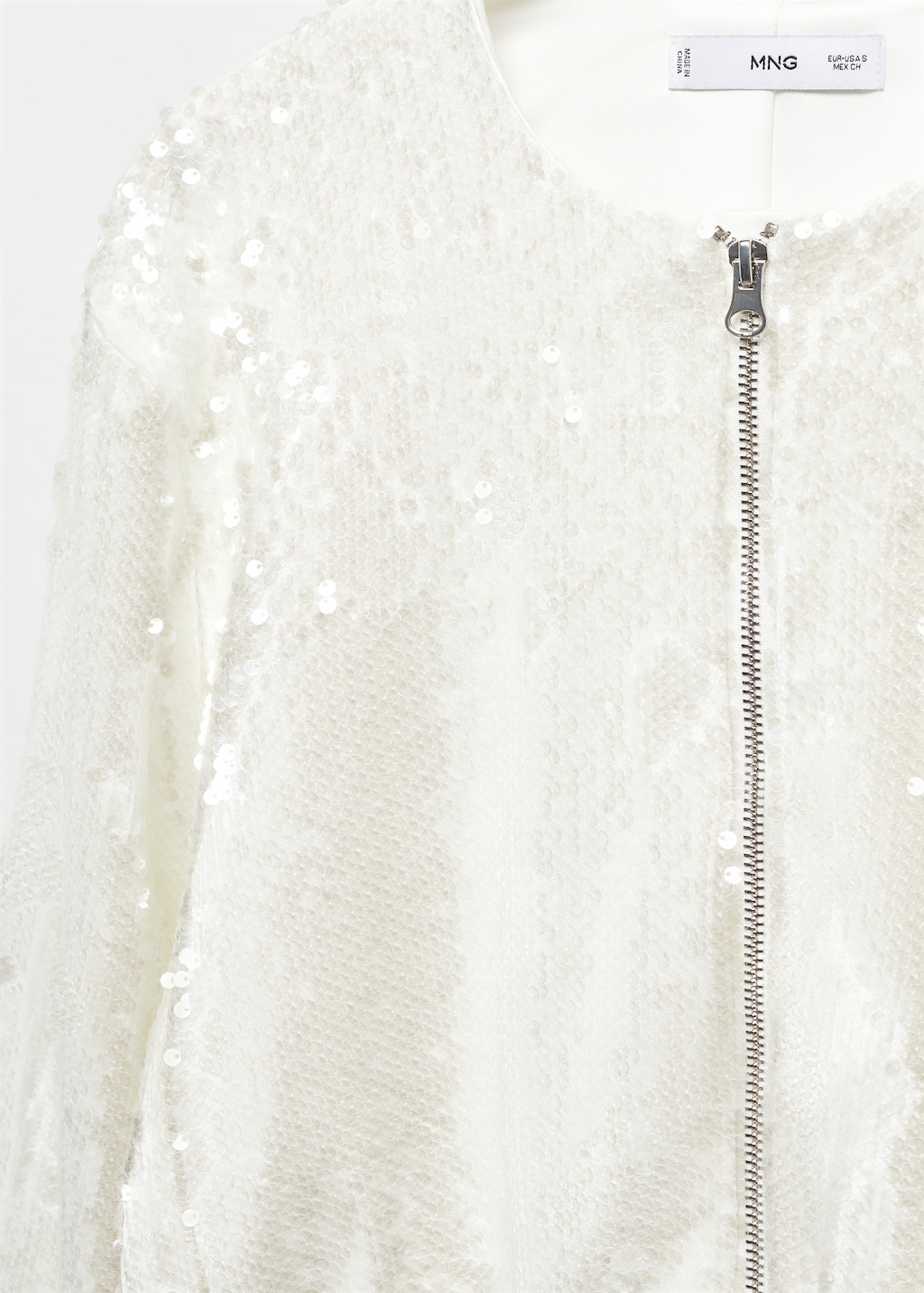 Sequined bomber jacket - Details of the article 8