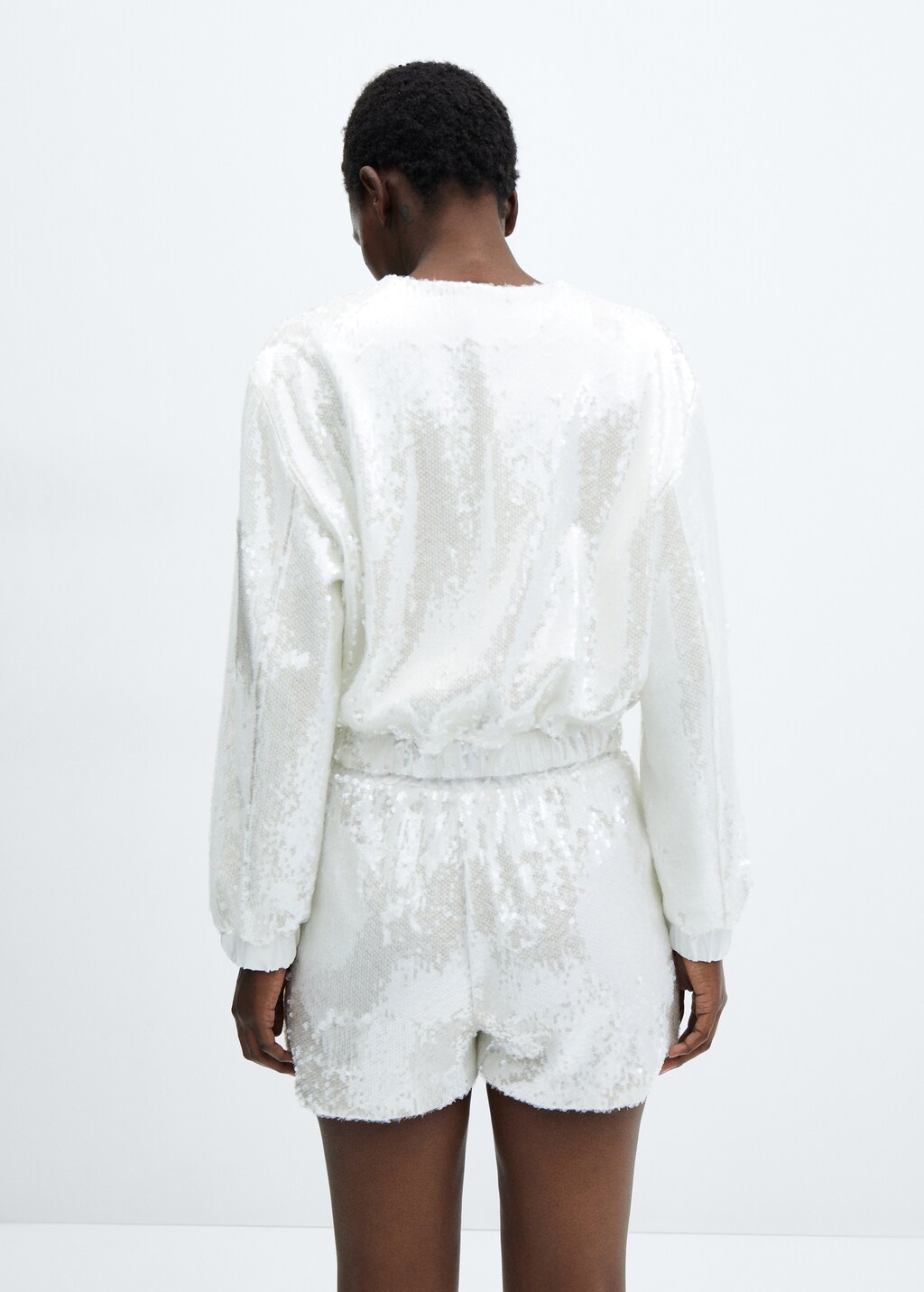 Sequined bomber jacket - Reverse of the article