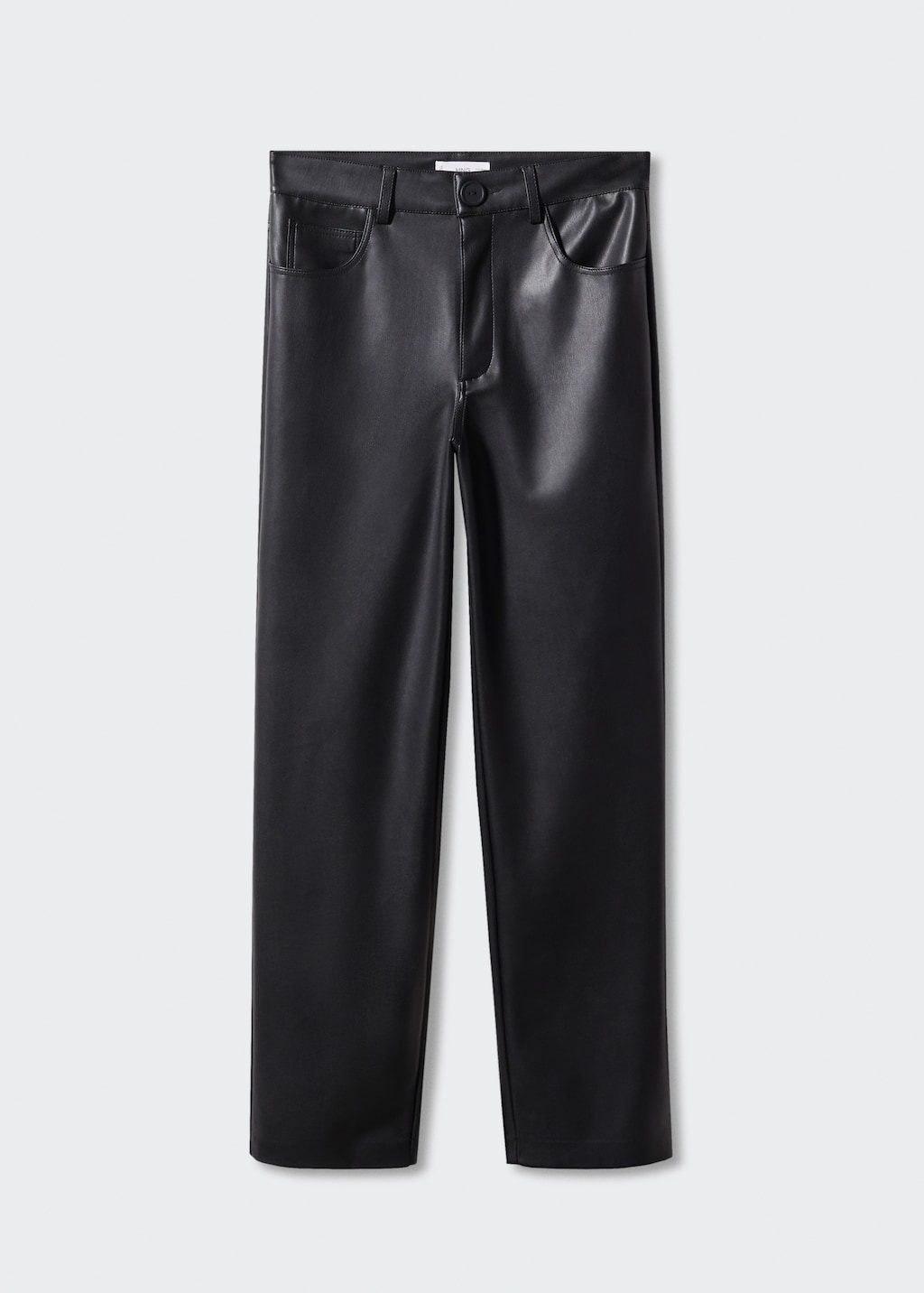 Leather-effect trousers - Article without model