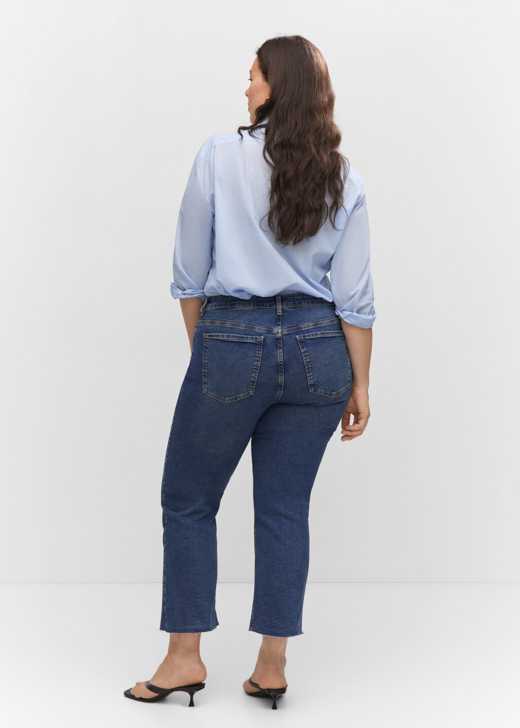 Sienna flared cropped jeans - Details of the article 4